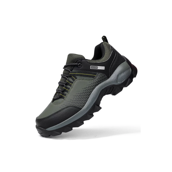 Zapatos de senderismo impermeables para hombre Ecetana, antideslizantes, estilo casual, color verde militar, talla 11.5
