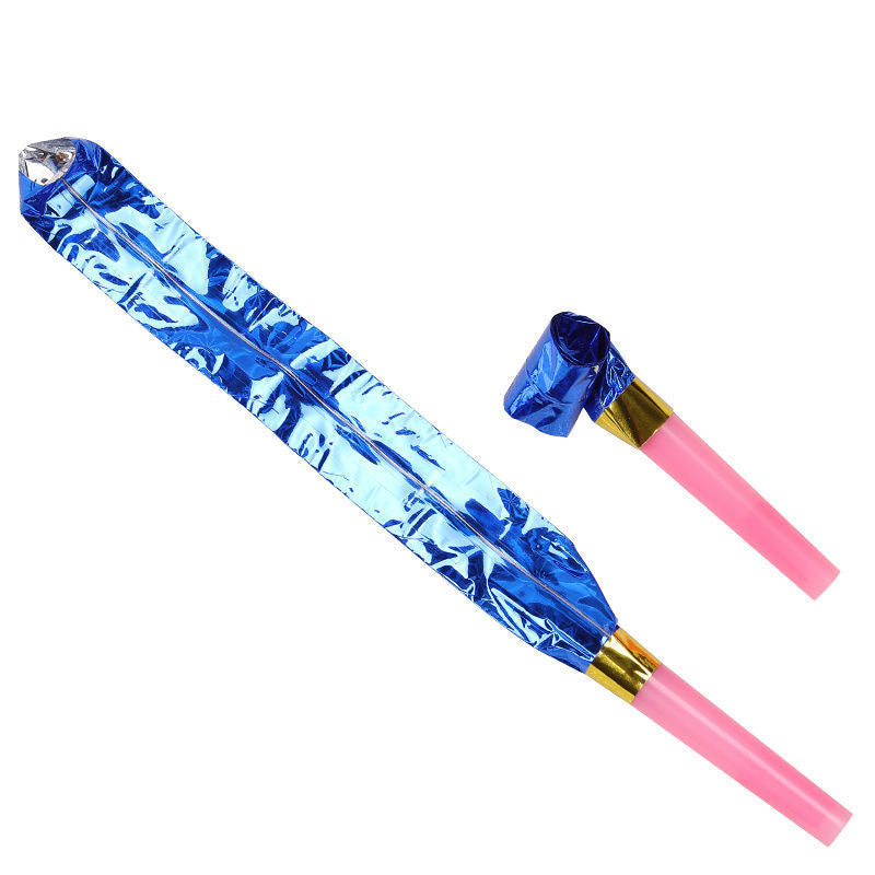 Dragón de juguete infantil con forma de rollo de plástico, ideal para fiestas y cumpleaños.