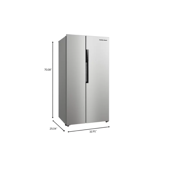 Hamilton Beach 15.6 cu. Ft. Side by side Stainless Refrigerator