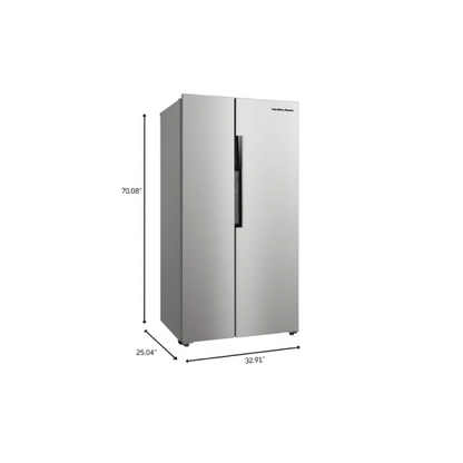 Hamilton Beach 15.6 cu. Ft. Side by side Stainless Refrigerator